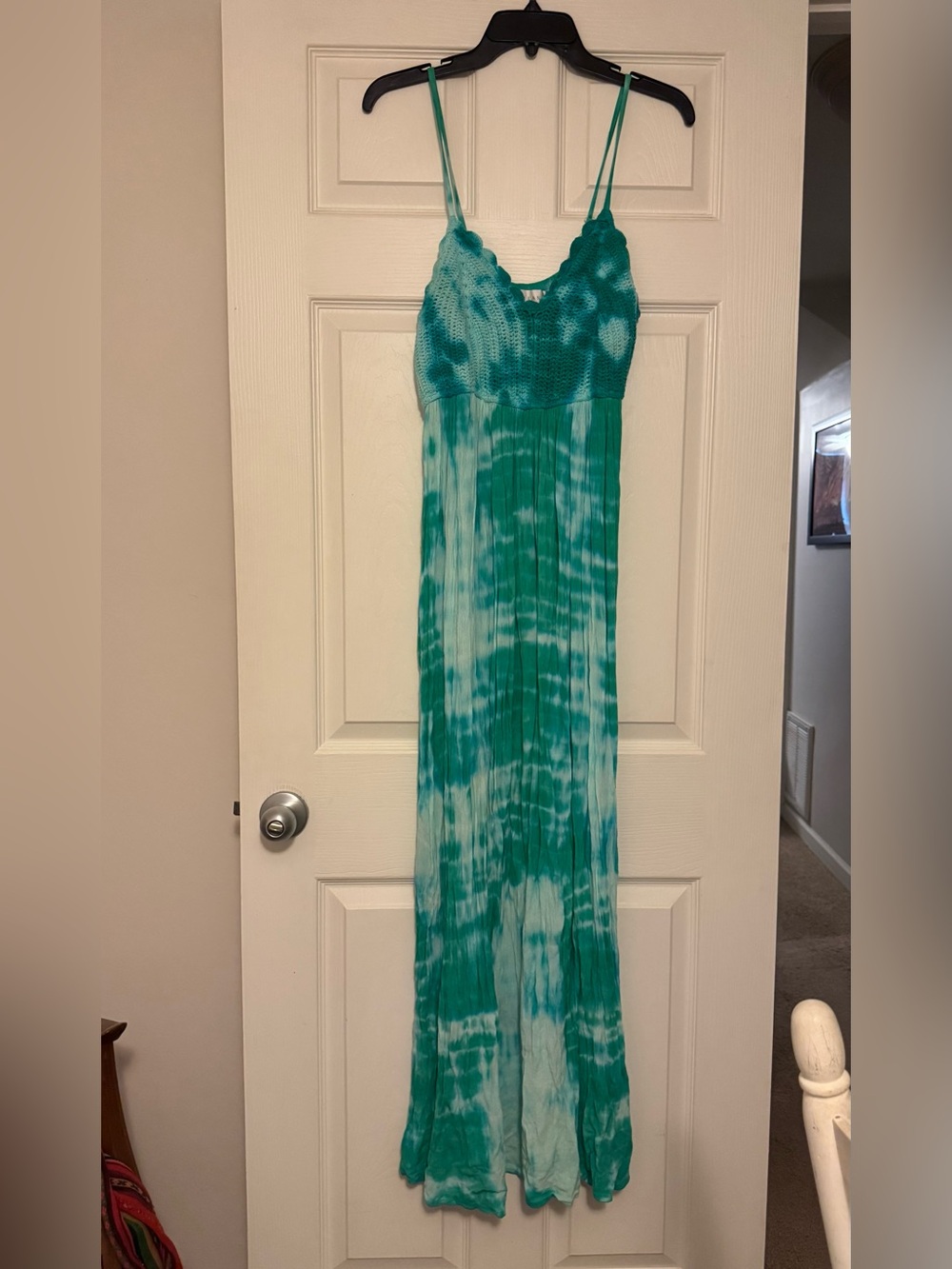 Tie dye maxi dress